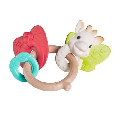 Rattle Teether SO'PURE Natur'chew bioplastic and natural rubber