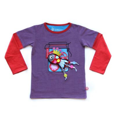 Happy Flower and toy long sleeve t-shirt.