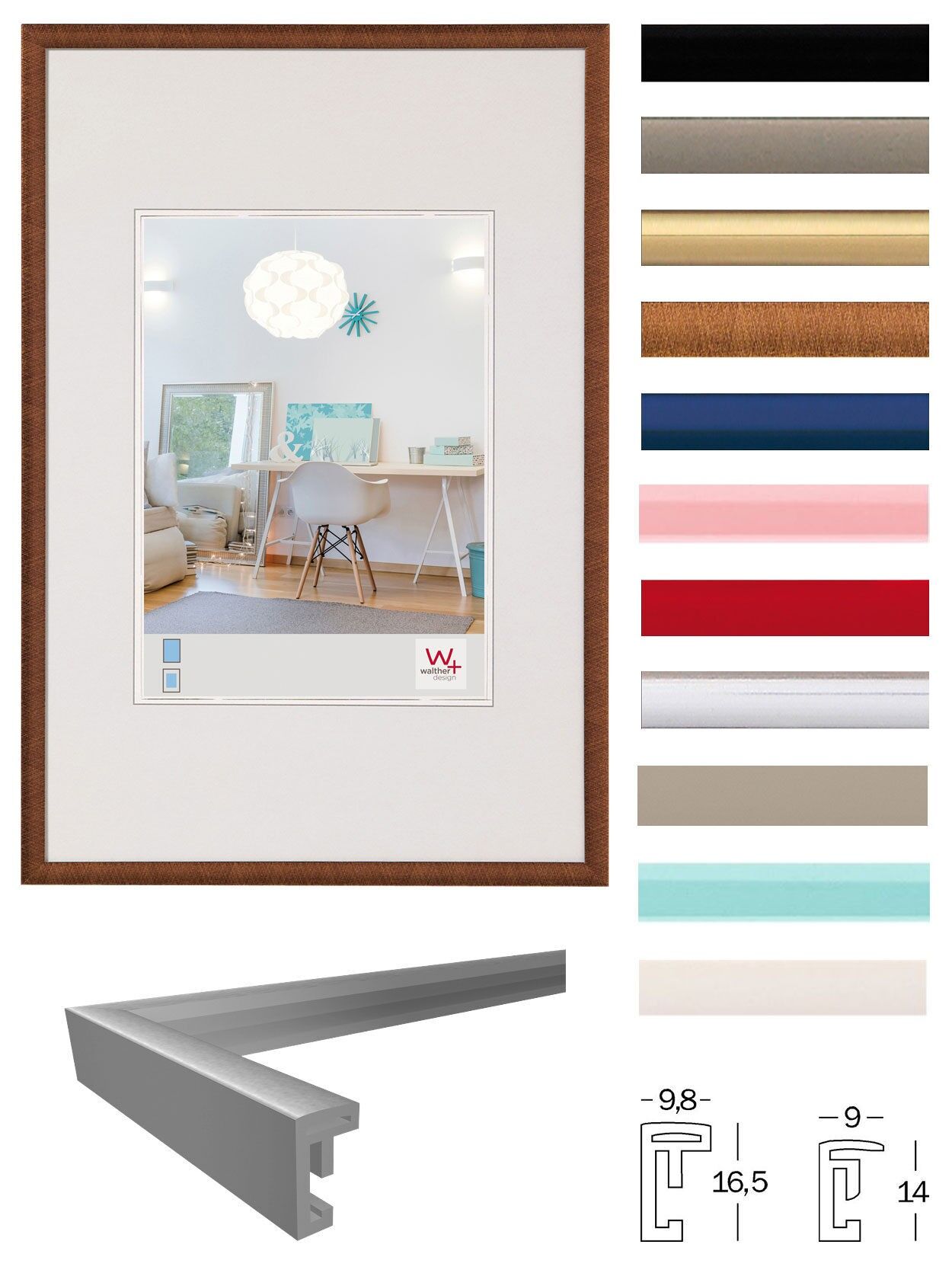 New lifestyle plastic picture frame size 42x59.4 cm