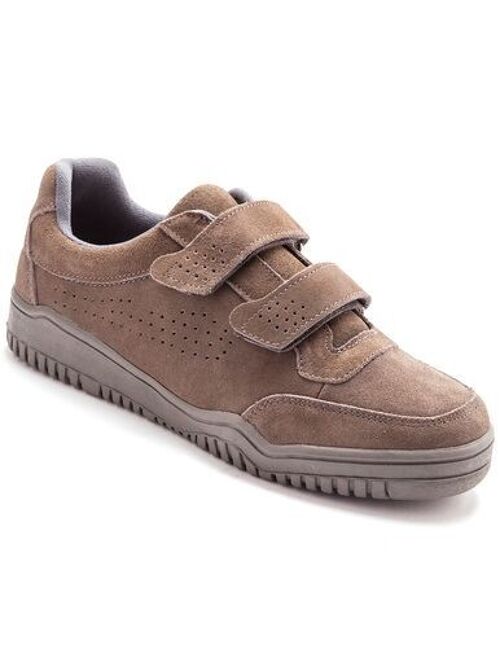Chaussures cuir extra-larges à scratch (1005378 - 0017)