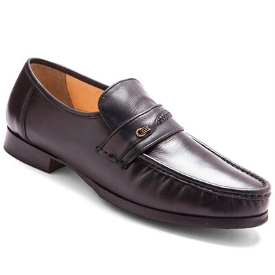 Wide width leather loafers (1005442 - 0026)