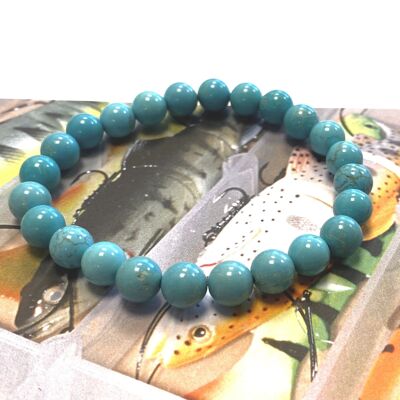 Men's bracelet Turquoise beads