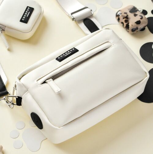 Dog Walking Bag - Oyster White