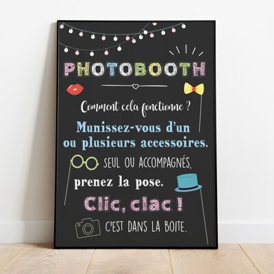 Photobooth user manual poster