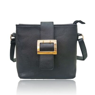 Janella Square Buckle Cross Body Bag