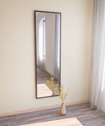 Miroir sur pied miroir pleine longueur Tesa 160x50 noir 4