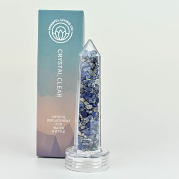 Bouteille d'eau cristalline - Lapis Lazuli 5