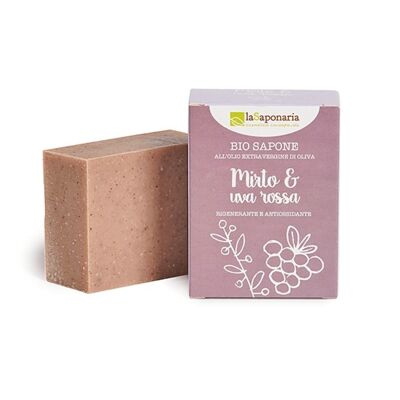Sapone mirto e uva rossa - rigenerante ed antiossidante (100 g)
