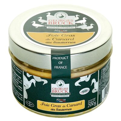 Duck foie gras with Sauternes - Twist-off verrine - 200g