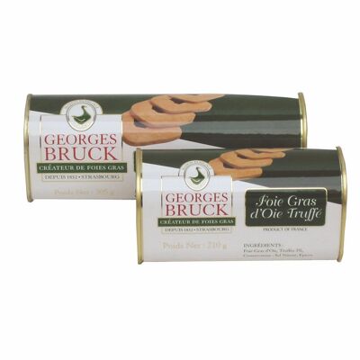 Foie Gras de Oca Trufado 3% - Caja Trapecio - 210g