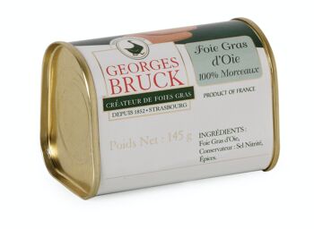 Foie gras d'Oie - Boîte trapèze - 145g