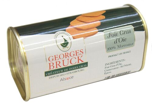 Foie gras d'Oie - Boîte trapèze - 210g
