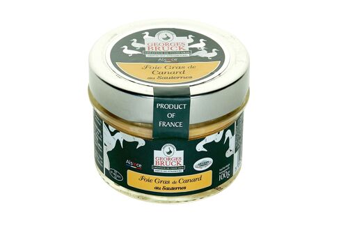 Foie gras de Canard au Sauternes - Verrine twist-off - 100g