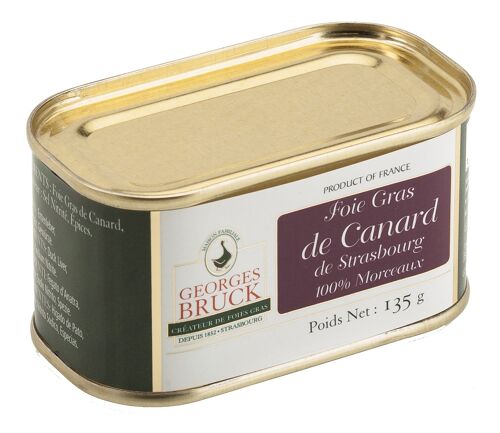 Foie Gras de Canard - Boîte rectangle - 135g