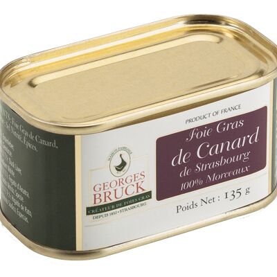 Foie Gras d'anatra - Barattolo rettangolare - 135g