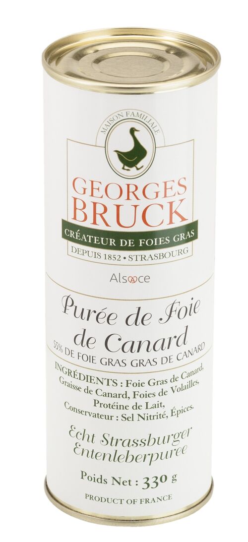 Mousse de Foie de Canard - Boîte cylindrique - 330g