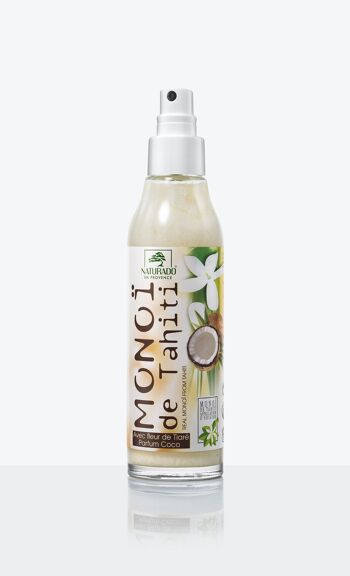 Monoï de Tahiti parfum Coco 150 ml pur Appellation d'Origine