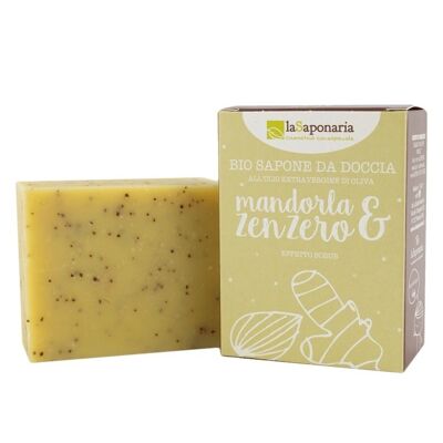 Jabón de ducha de almendras y jengibre (efecto exfoliante)