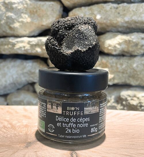 Délice de Cèpes et Truffe Noire 2% Bio