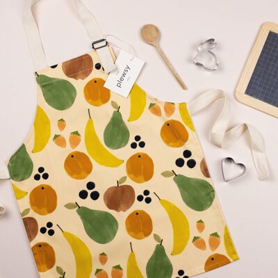 Delantal Infantil Estampado Frutas