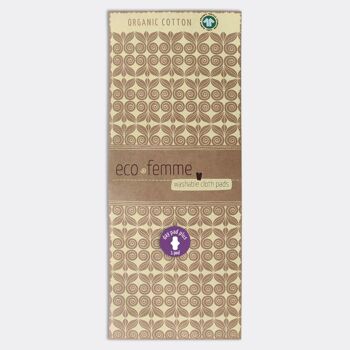 Eco Femme Natural Organic Day Pad Plus 4