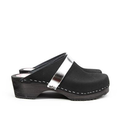 Solna unisex black and silver