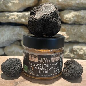 Préparation Miel d'Acacia et Truffe Noire 1,1% Bio.