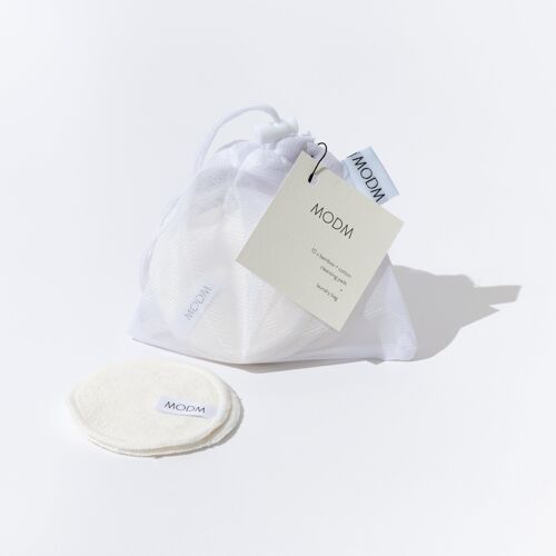 MODM Bamboo + Cotton Discs with Wash Bag