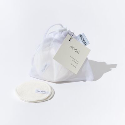 MODM Bamboo + Cotton Discs with Wash Bag