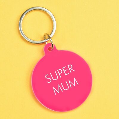 Super Mum Keytag