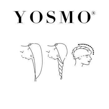 Serviette pour cheveux en microfibre YOSMO - Turban - Sans danger pour les cheveux - Enveloppe pour cheveux - Soins capillaires 7