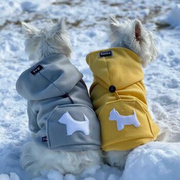 Sweat à capuche en molleton pour chien 9