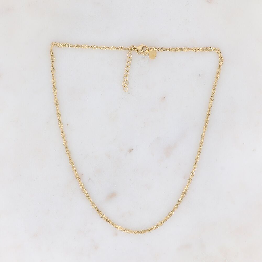 Aron-Halskette – gedrehtes Netz – OHNE ANHÄNGER VERKAUFT