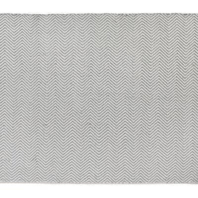 Hug Rug Woven Herringbone Rug Sky Grey 80X150