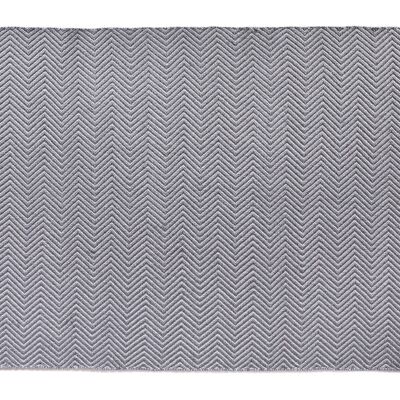 Hug Rug Woven Herringbone Rug Denim Blue 120x170