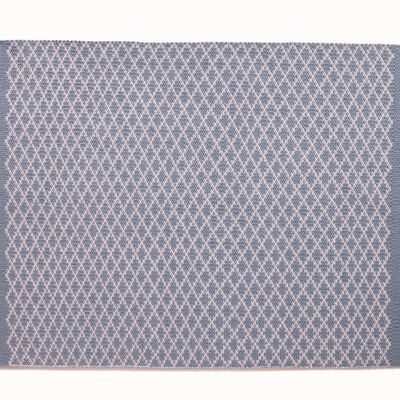 Hug Rug Woven Trellis Rug Denim Blue 120x170