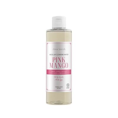 ACQUA MICELLARE DI MANGO ROSA CON MANGO, LIQUIRIZIA, KELLA E MELOGRANO