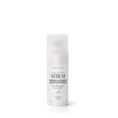 SÉRUM ANTI-ÂGE Q10, ÁC. HYALURONIQUE, VIT C & MÉLÈZE DE SIBÉRIE