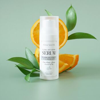 SÉRUM ANTI-ÂGE Q10, ÁC. HYALURONIQUE, VIT C & MÉLÈZE DE SIBÉRIE 4