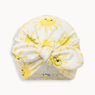 Karussell - Sonnenschein-Turban-Baby-Mütze