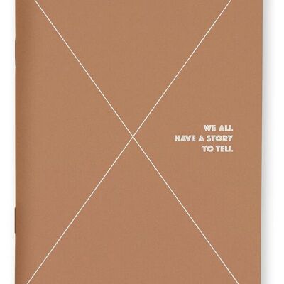 Todos tenemos una historia Cuaderno A6 en blanco
