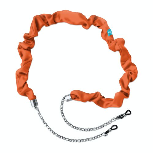 Eyewear Strap - Tangerine 8 - Silver