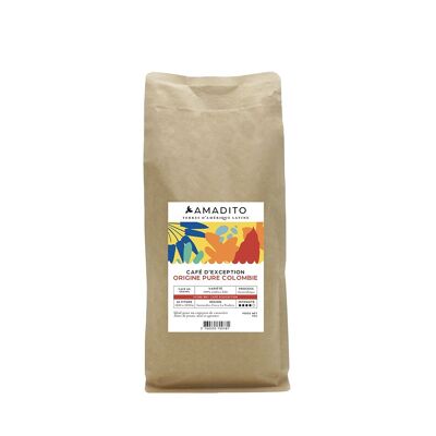 Café de spécialité BIO Colombie 1kg Grains