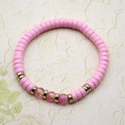Bracelet Baily baby pink
