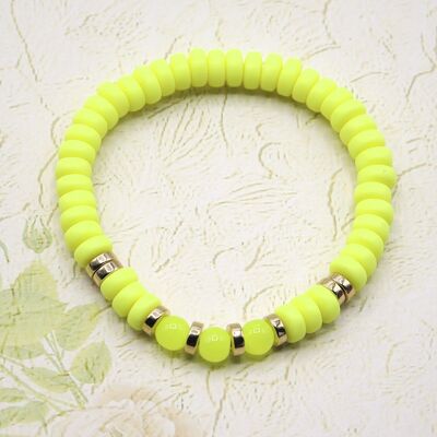 Bracelet Baily jaune fluo