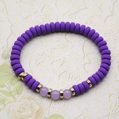 Bracelet Baily violet profond