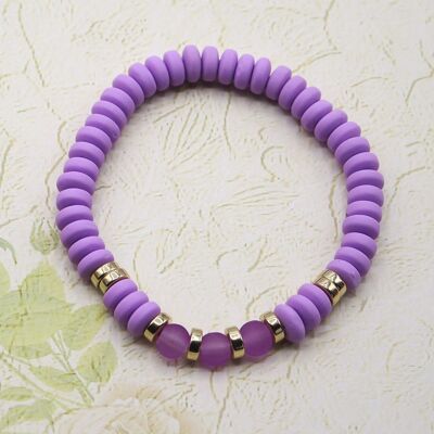 Bracelet Baily lavender purple