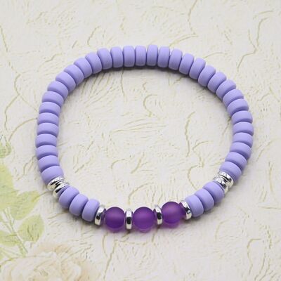 Bracelet Baily violet tendre