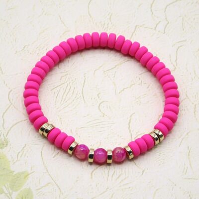 Bracelet Baily coral pink