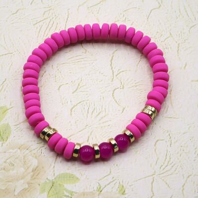 Bracelet Baily neon pink